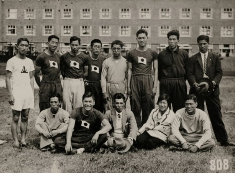 Japanse Olympische ploeg in Zaandam